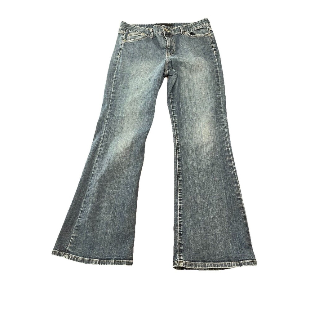 Calvin Klein Women's Wide Leg Blue Jeans